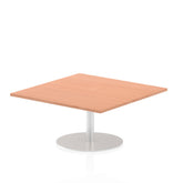 Dynamic Italia 1000mm Poseur Square Table Beech Top 475mm High Leg ITL0346 DD